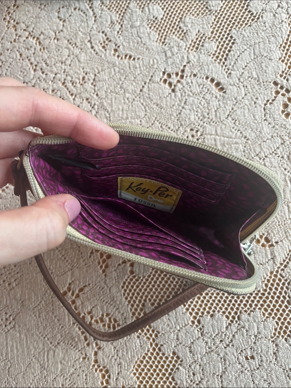 Fossil Multicolor ‘Key-Per’ Wristlet - Picture 3 of 3